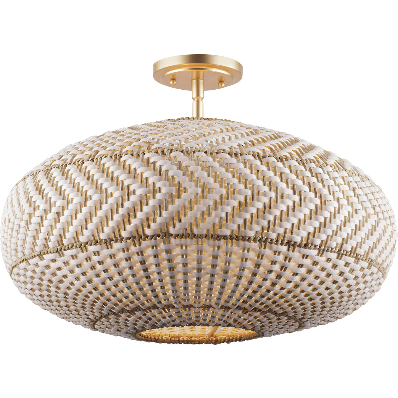 Zanzibar Semi Flush Ceiling Light