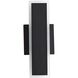 Obsidian LED 11.75 inch Sand Black Outdoor Wall Sconce