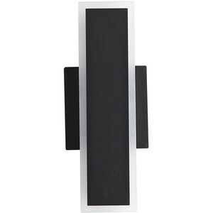 Obsidian LED 11.75 inch Sand Black Outdoor Wall Sconce
