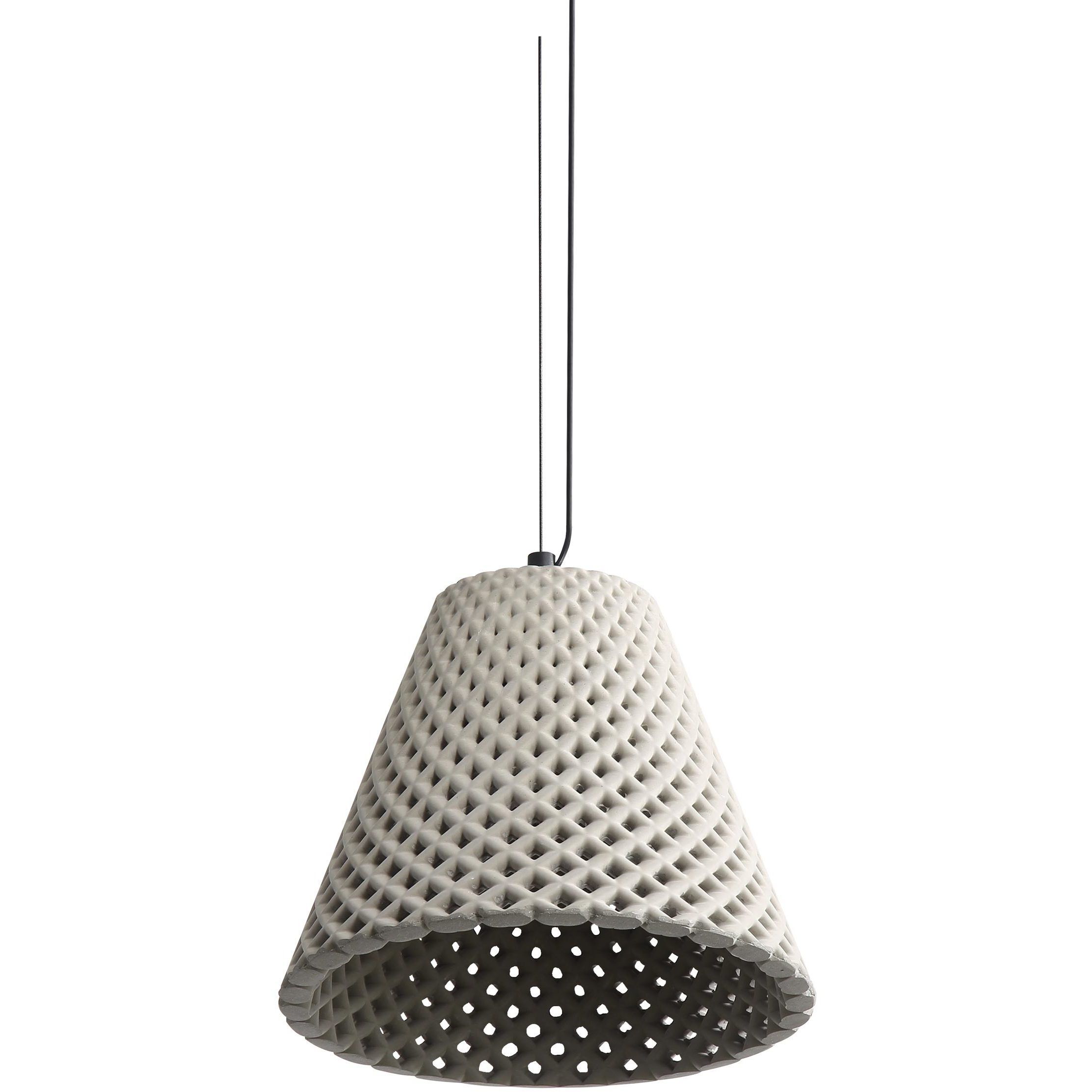 Clarus Pendant Ceiling Light in Grey Cement