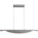 Luma Linear Pendant Ceiling Light in Graphite