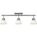 Duncan 3 Light 6.5 inch Pewter Semi-Flush Track Light Ceiling Light in Matte White, Damp