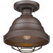 Bartlett 1 Light 8.63 inch Textured Bronze Outdoor Ceiling