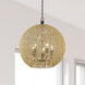 Florence Pendant Ceiling Light in Matte Black