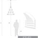 Alastair 18 Light 32 inch Matte Black Chandelier Ceiling Light