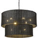 Erma 28.38 inch 60.00 watt Matte Black Chandelier Ceiling Light