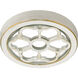 Saxon 6 Light 27 inch French White Chandelier Ceiling Light