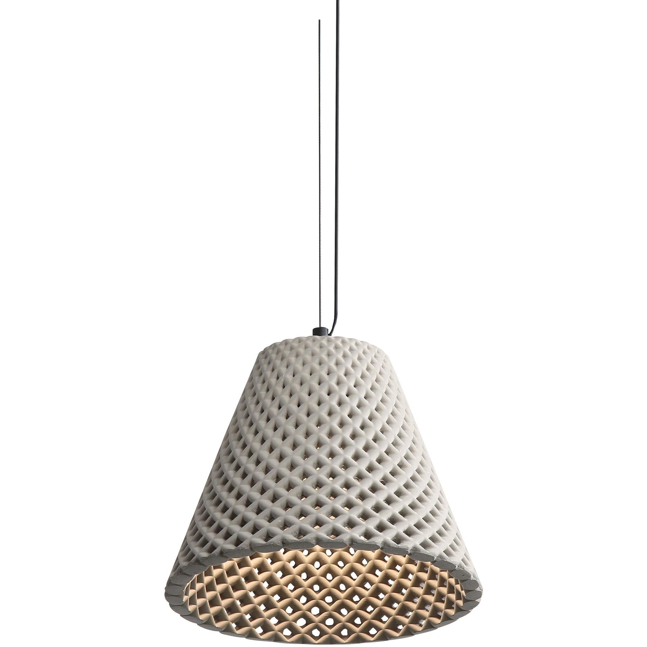 Clarus Pendant Ceiling Light in Grey Cement