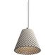 Clarus Pendant Ceiling Light in Grey Cement