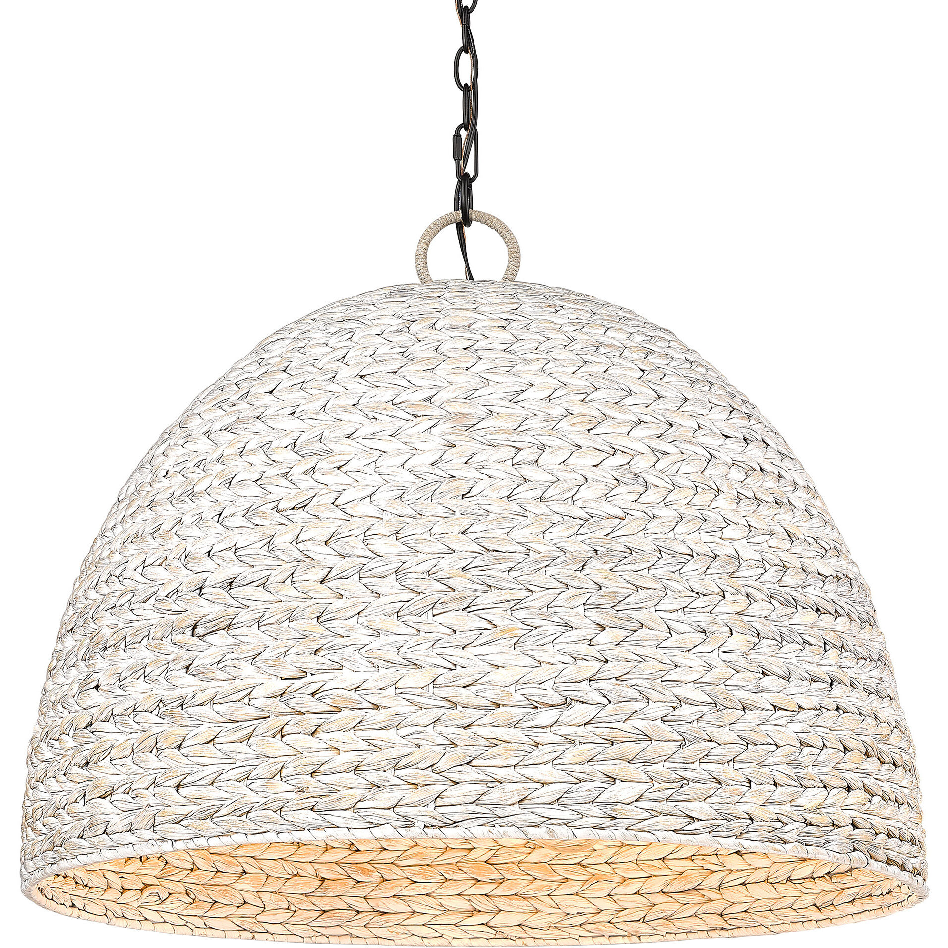 Rue Pendant Ceiling Light in Woven Sweet Grass