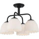 Dorinda 4 Light 18.00 inch Semi-Flush Mount