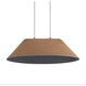Faroe Pendant Ceiling Light in Coffee/Black