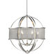 Colson 6 Light 26 inch Pewter Chandelier Ceiling Light