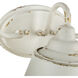 Eloise 3 Light 27.5 inch Antique Ivory Vanity Light Wall Light