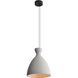 Aethera Pendant Ceiling Light in Grey Cement