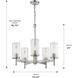 Winslett 5 Light 23.75 inch Pewter Chandelier Ceiling Light