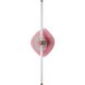 Colorella Wall Sconce Wall Light in Hammered Purple, Ribbed