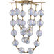 Pearla LED 34.63 inch Brushed Champagne Bronze Pendant Ceiling Light