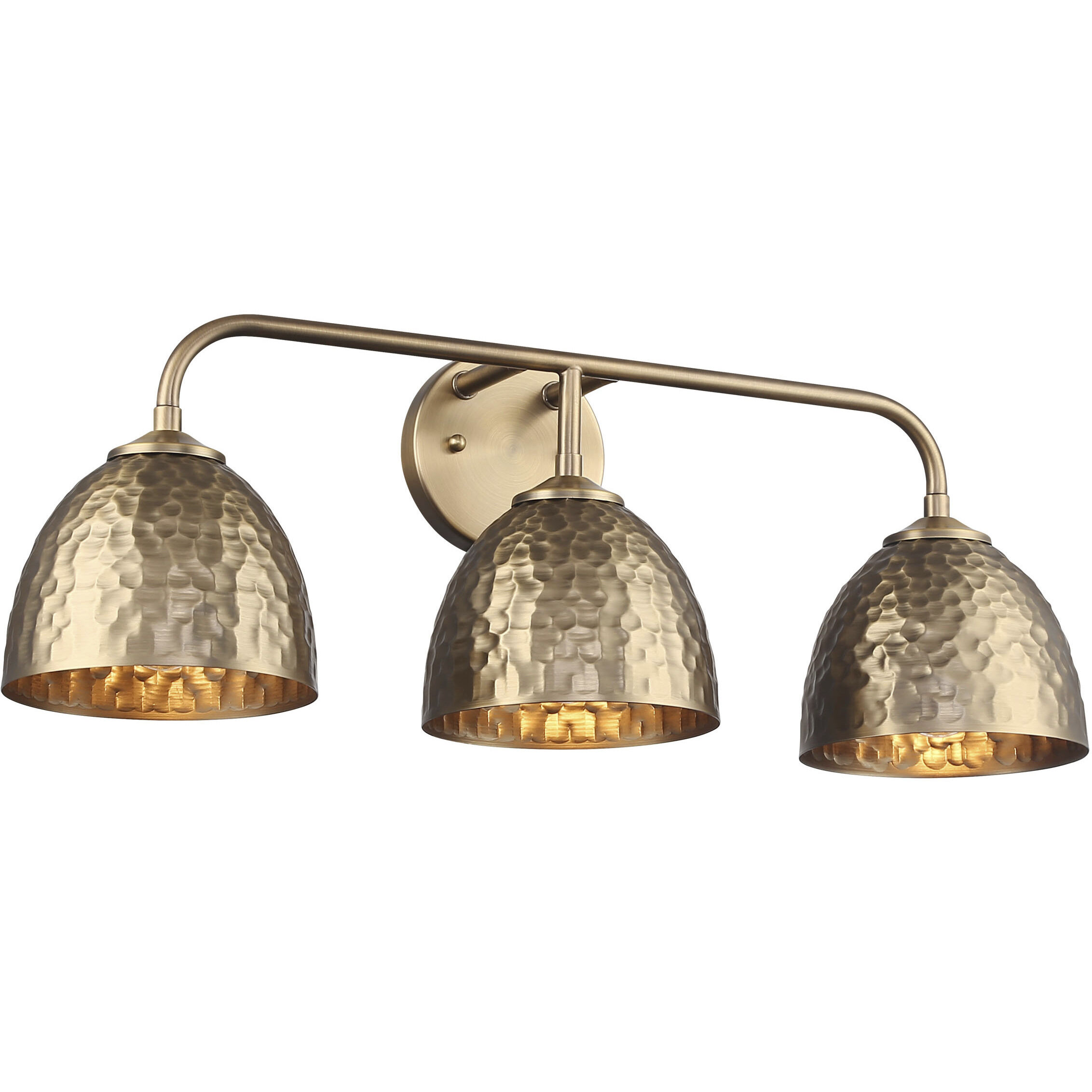 Shepard Vanity Wall Light in Modern Brass