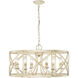Alcott 26.13 inch 60.00 watt Antique Ivory Chandelier Ceiling Light