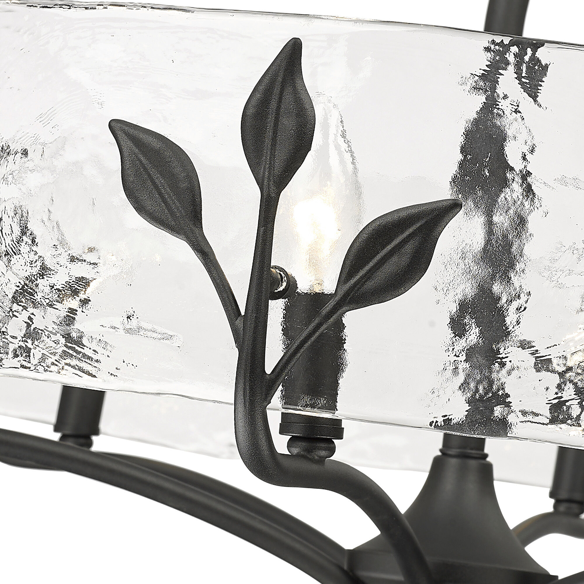 Calla 27.75 inch 60.00 watt Natural Black Chandelier Ceiling Light