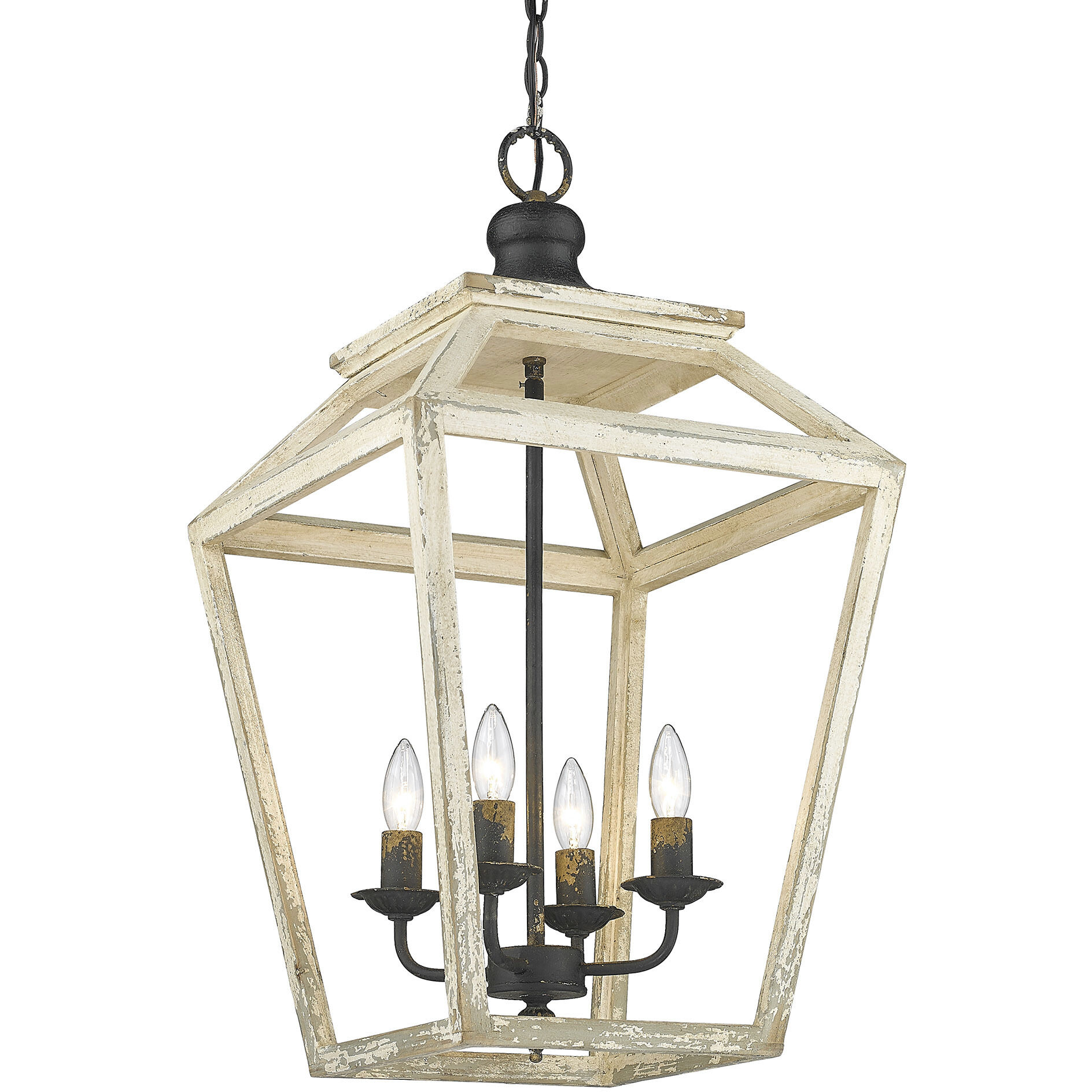Haiden Pendant Ceiling Light in Antique Black Iron