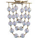 Pearla LED 34.63 inch Brushed Champagne Bronze Pendant Ceiling Light