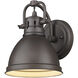 Yep Duncan Vanity Wall Light in Rubbed Bronze