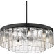 Ciara 27 inch 60.00 watt Matte Black Chandelier Ceiling Light