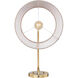 Ryleigh Articulating Wall Sconce Wall Light in Brushed Champagne Bronze, Natural Sisal