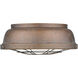 Bartlett 2 Light 14 inch Copper Patina Flush Mount Ceiling Light, Damp