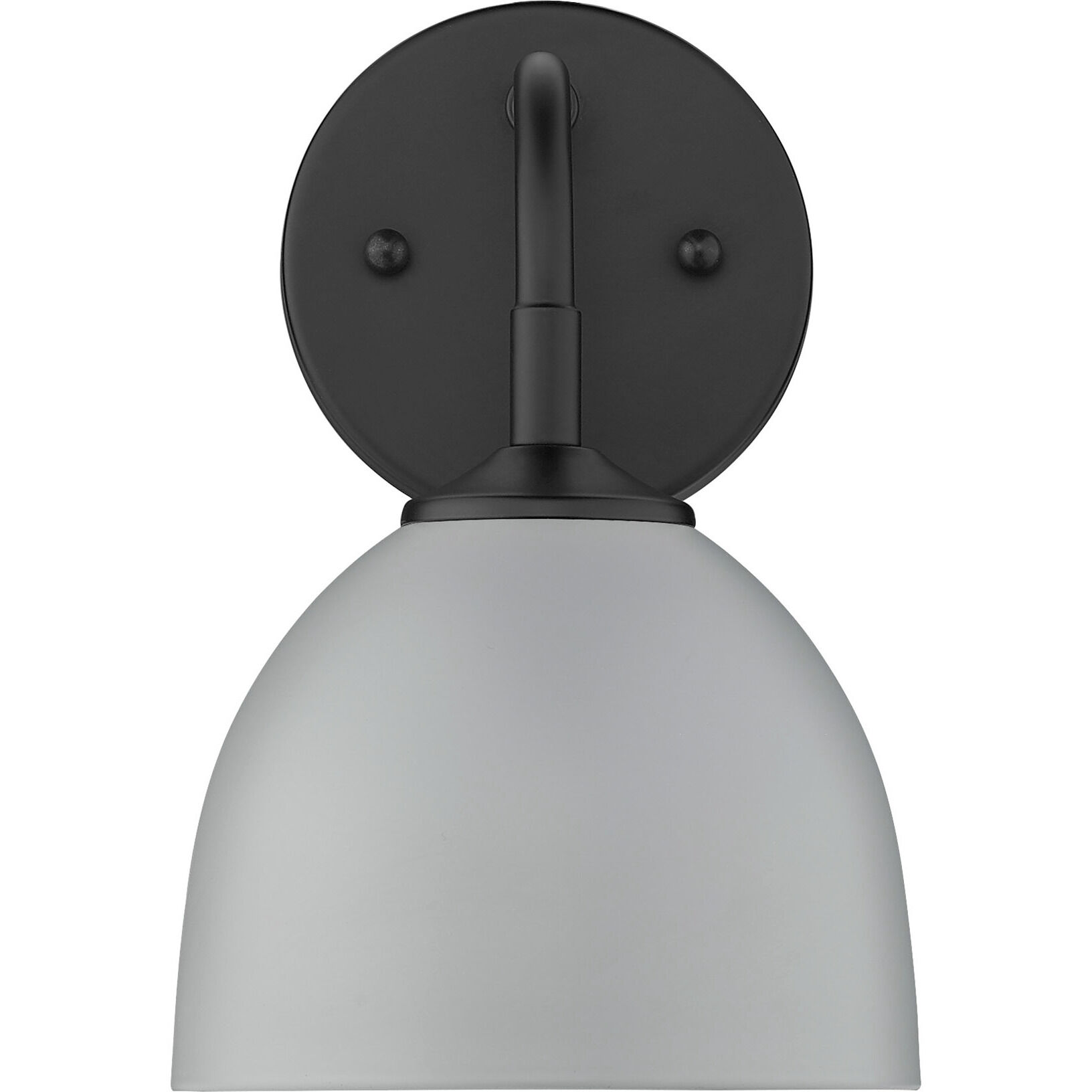 Yep Zoey 1 Light 6.38 inch Matte Black Wall Sconce Wall Light in Matte Gray