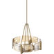 Aenon 4 Light 22 inch Brushed Champagne Brass Chandelier Ceiling Light