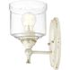 Keating 1 Light 5.88 inch Antique Ivory Wall Sconce Wall Light