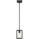 Wesson 1 Light 5 inch Matte Black Pendant Ceiling Light