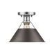 Orwell 1 Light 10.00 inch Flush Mount