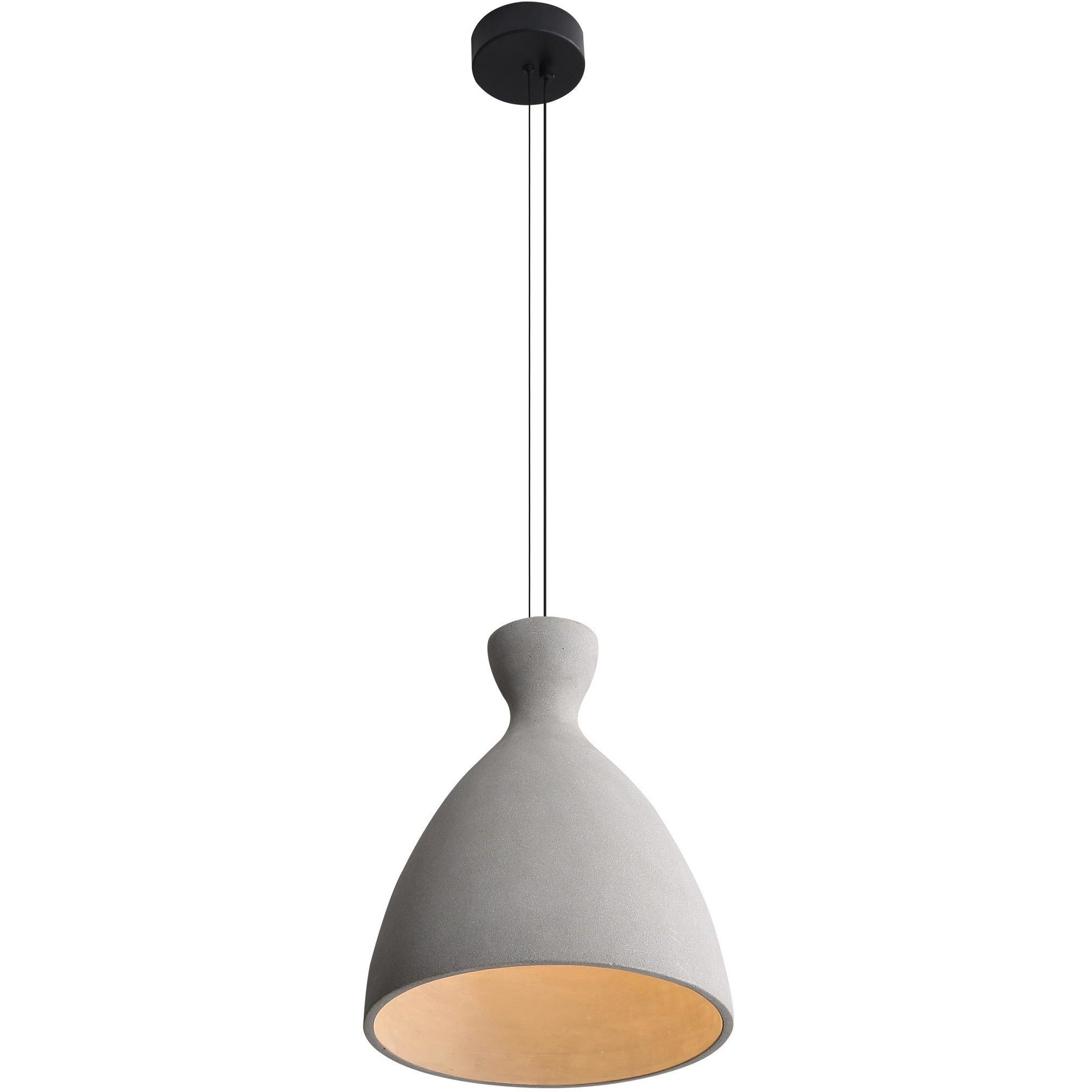 Aethera Pendant Ceiling Light in Grey Cement