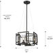 Marco Pendant Ceiling Light in Matte Black