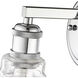 Carver 1 Light 8.75 inch Chrome Bath Vanity Light Wall Light