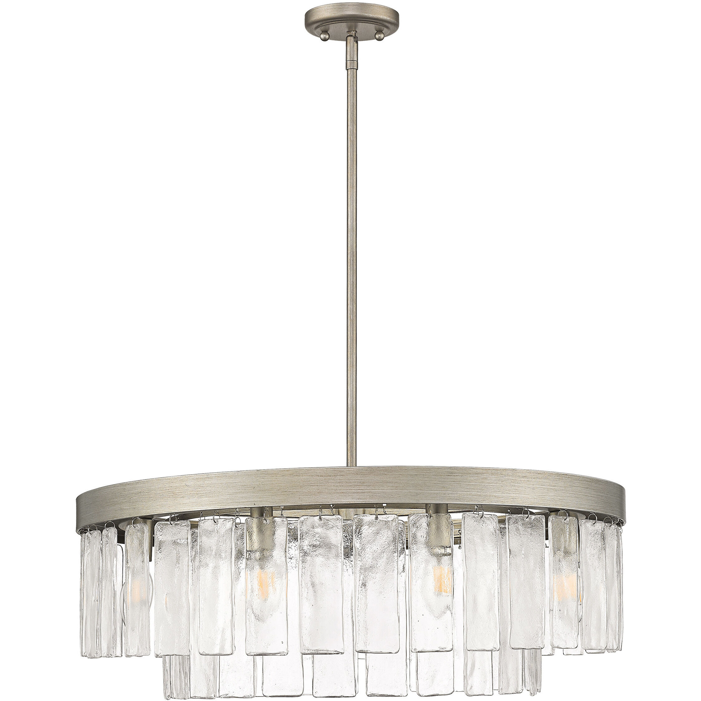 Ciara 9 Light 27 inch Peruvian Silver Chandelier Ceiling Light