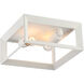Smyth 2 Light 11.5 inch Natural White Flush Mount Ceiling Light