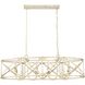 Alcott Linear Pendant Ceiling Light in Antique Ivory