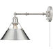 Yep Orwell 1 Light 10 inch Pewter Swing Arm Wall Lamp Wall Light, Adjustable