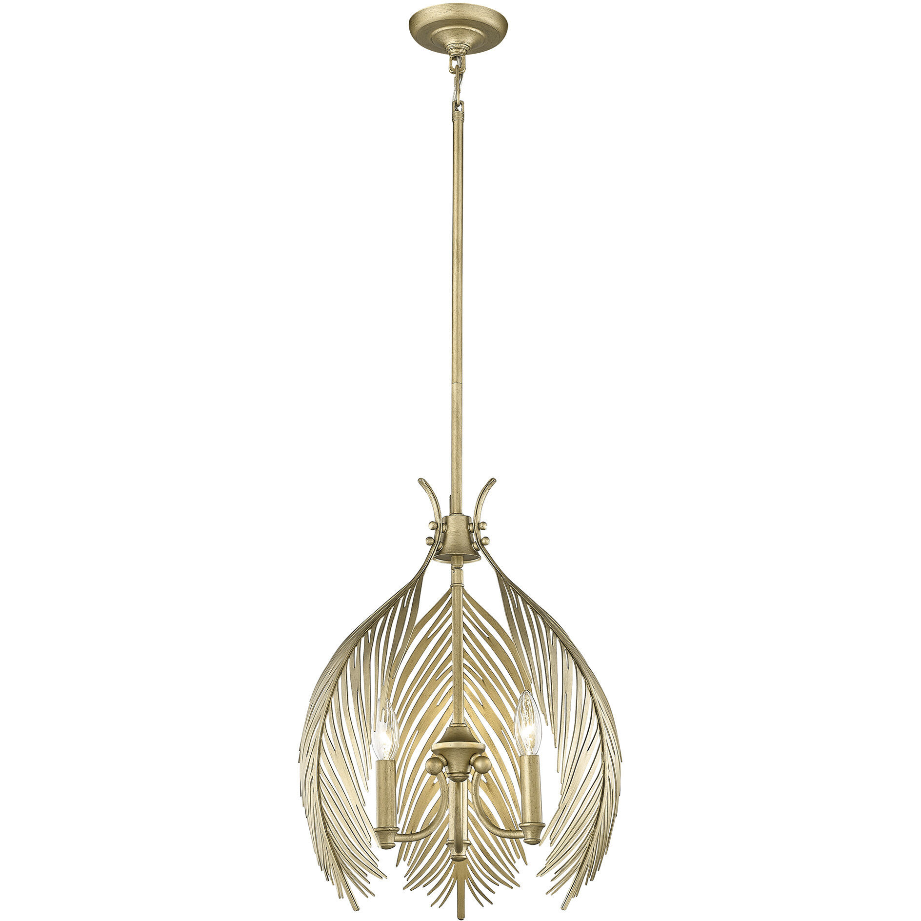 Cay Pendant Ceiling Light in Vintage Fired Gold