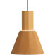 Faroe Pendant Ceiling Light in Earth Yellow/Grey