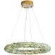 Ziva Corallo LED 29.5 inch Turquoise Chandelier Ceiling Light