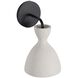 Aethera LED 8.63 inch White Sandstone Cement Outdoor Wall Sconce