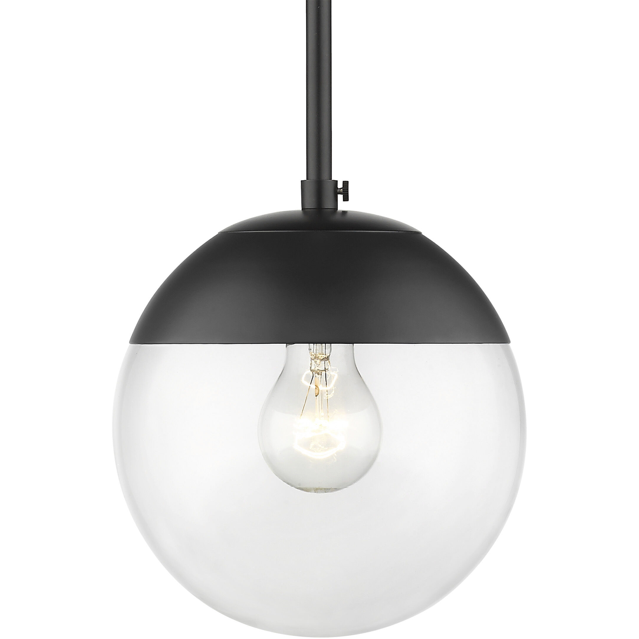 Dixon Pendant Ceiling Light in Matte Black, Small
