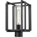 Tribeca 1 Light 8.63 inch Natural Black Outdoor Post