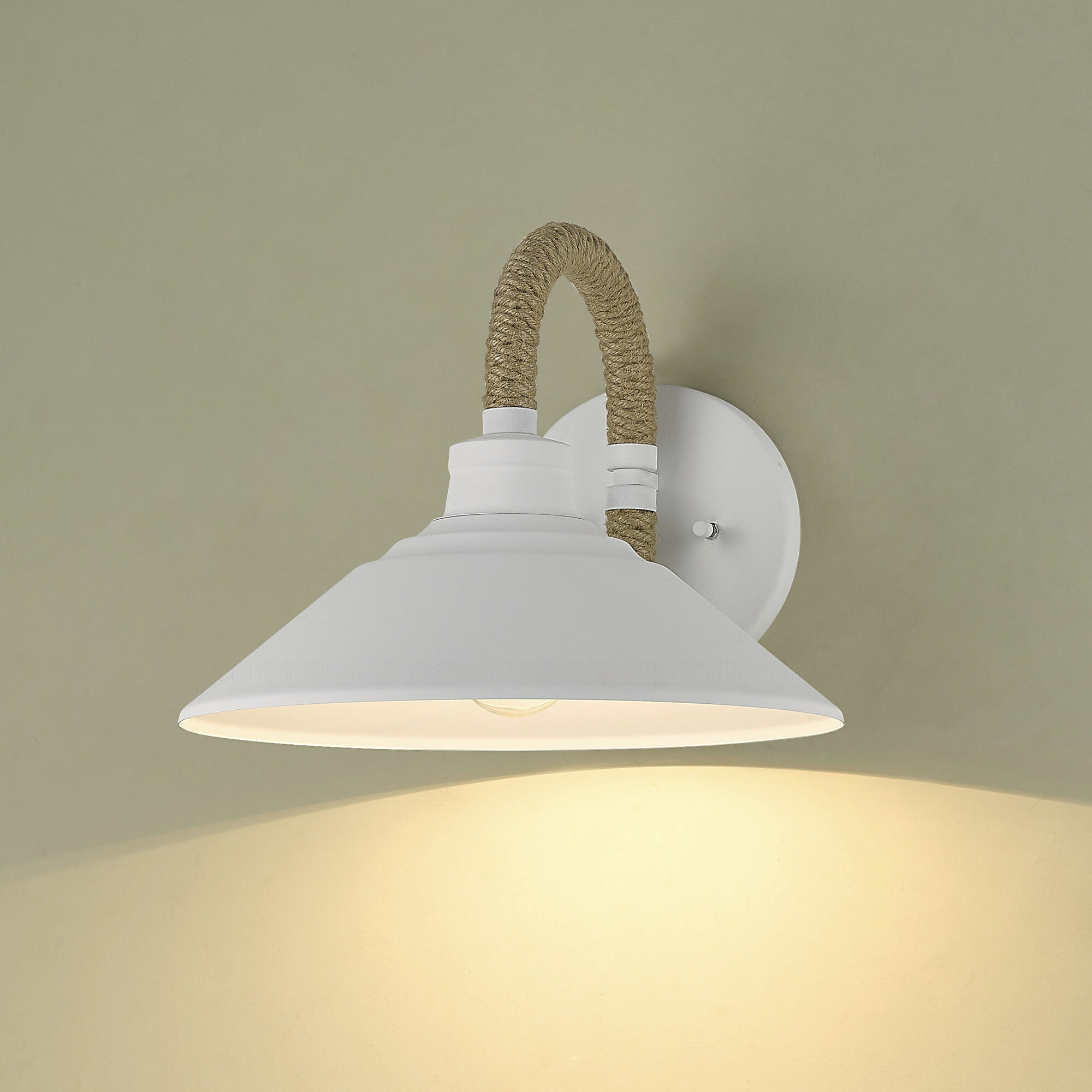 Journey 1 Light 12 inch Natural White Wall Sconce Wall Light